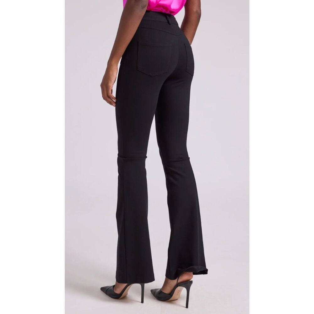 Generation Love Andrew Ponte‎ Pants Flared Legs Pearl Buttons Trousers Black 00 - Picture 2 of 12